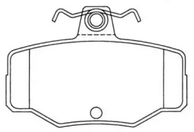 Дисковой тормозной механизм AISIN для NISSAN PRIMERA Traveller (WP11) 2.0 TD